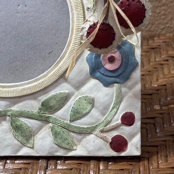 Figi Graphics Cherries And Flowers Picture Frame - Picture 3 of 9